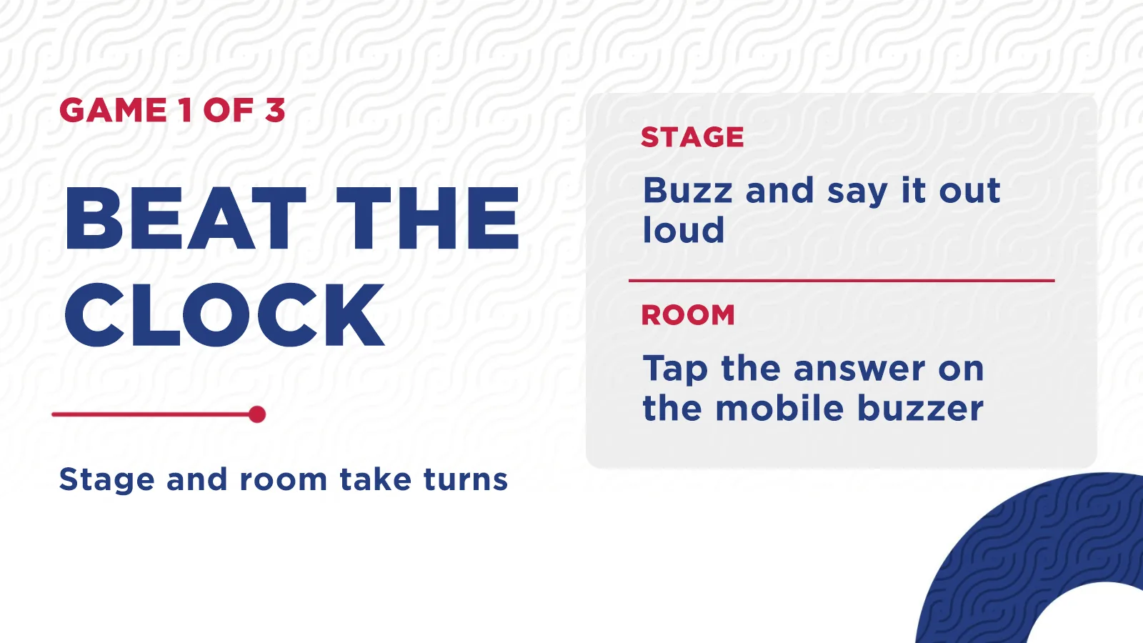 Quizslide WCLC 2026 Seoul: Beat the Clock: podium en zaal spelen om de beurt