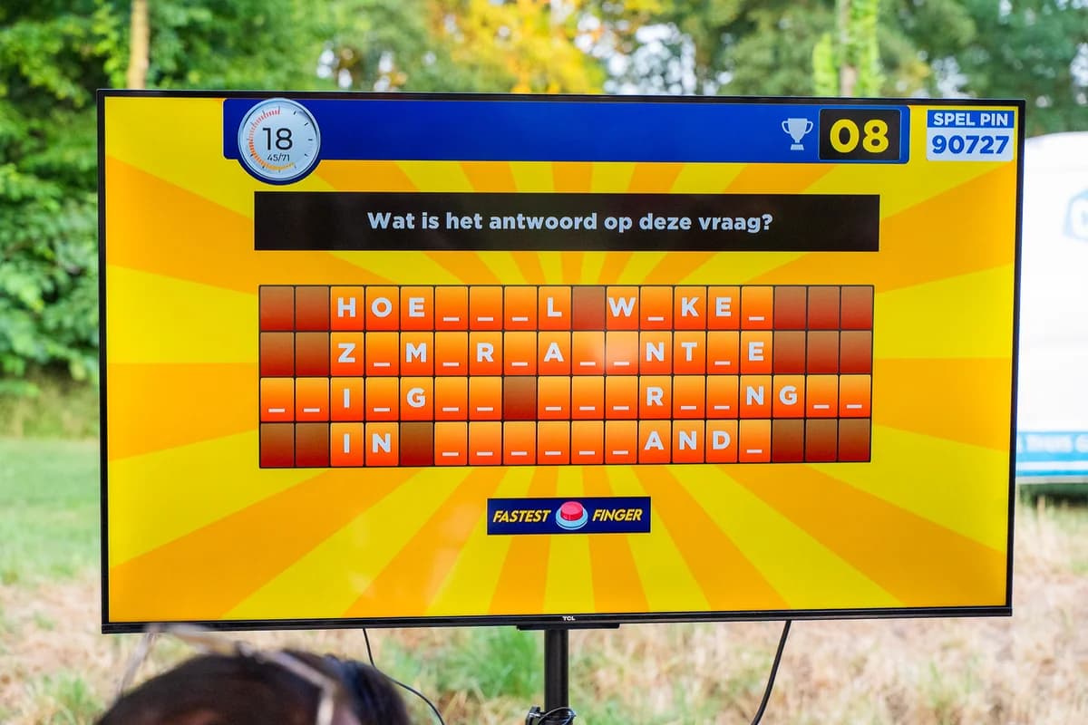 QuizX event sfeerbeeld