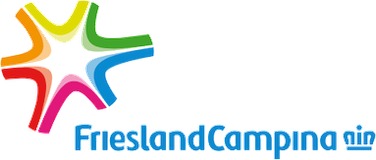 Logo FrieslandCampina — bedrijfspubquiz klant van QuizX