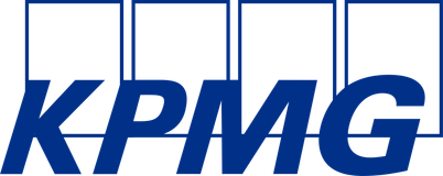 Logo KPMG — bedrijfspubquiz klant van QuizX