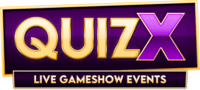 QuizX logo live gameshow events