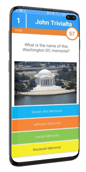 telefoon met pubquiz